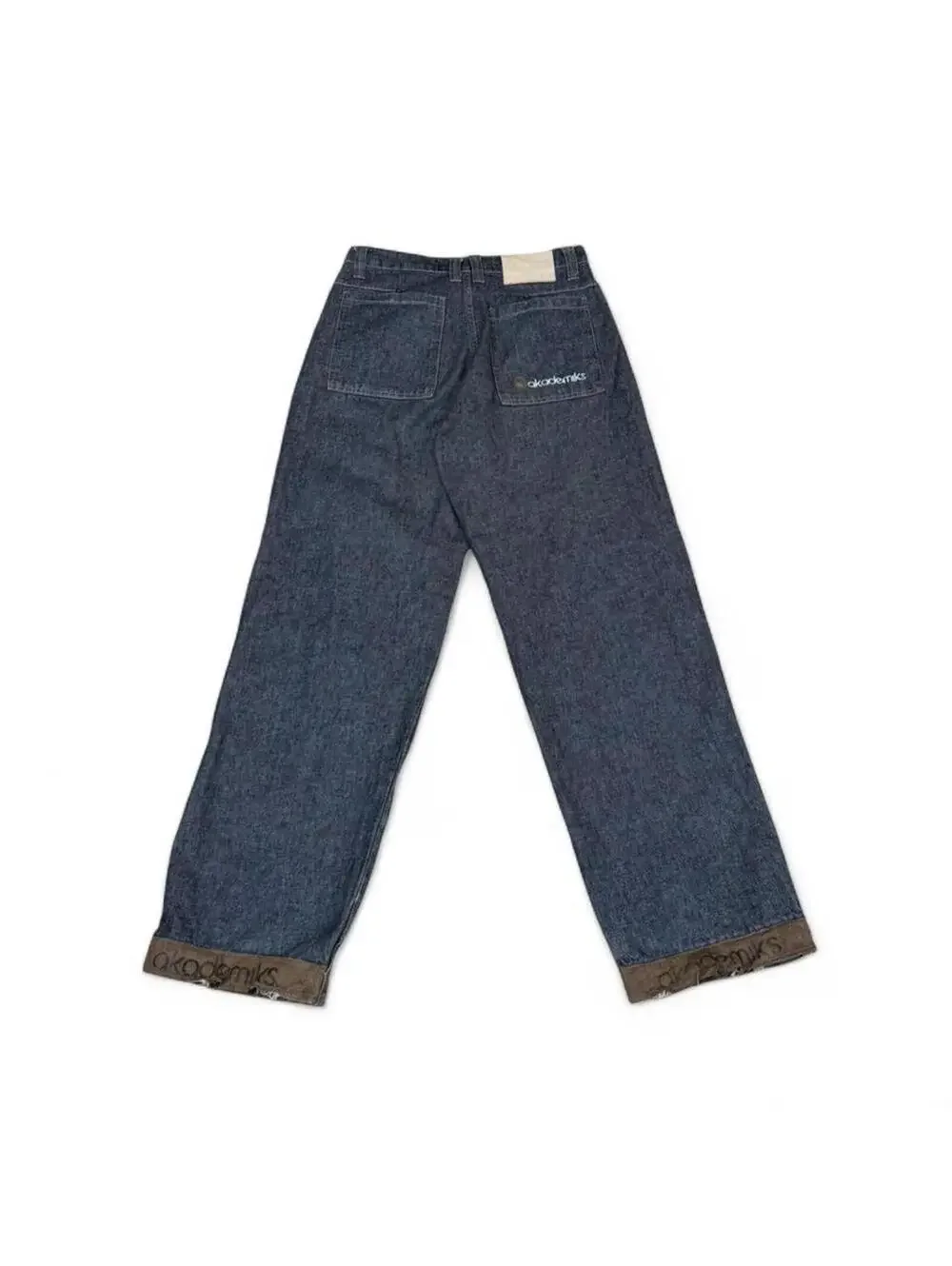 Akademiks y2k style denim jeans with unique style - Picture 2 of 8